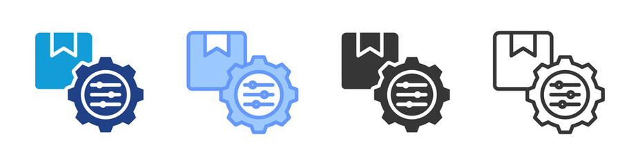 Poster - Product Customization icon set multiple style collection