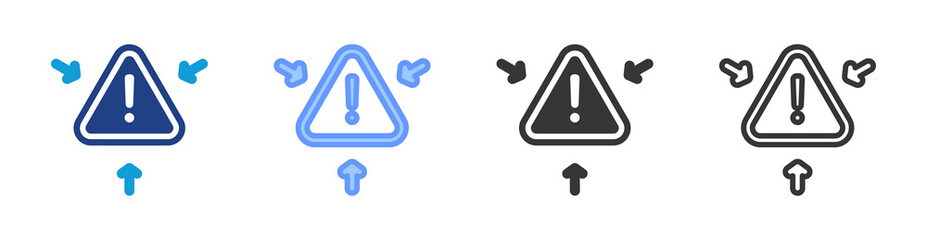 Poster - Failure Mode icon set multiple style collection