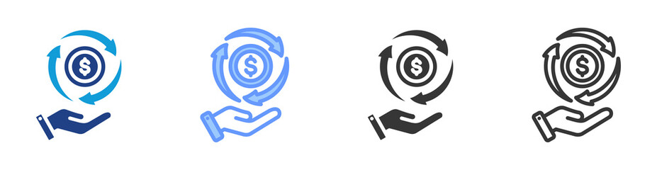 Poster - Rcm icon set multiple style collection