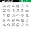 © designhouse - Workshop Icons Business, Training, and Teamwork Illustrations