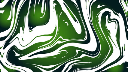 Aufkleber - Abstract cover melted marble stripes. Liquefy colorful Bright flowing striped stain texture. Gradient ink splash with swirls on white background. Template for brochures, posters, covers, banners, flye