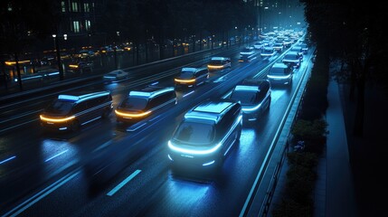 Poster - A fleet of clean energy vehicles interacting through IoV for optimal energy consumption and efficiency.