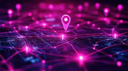 Poster - A GPS-based geofencing system displaying restricted zones, custom alerts, and real-time perimeter monitoring.