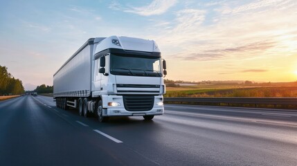 Poster - A modern digital logistics interface with real-time warehouse monitoring, predictive maintenance, and automated reordering.