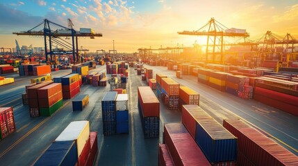 Poster - A real-time freight monitoring dashboard tracking the global movement of automated shipments.