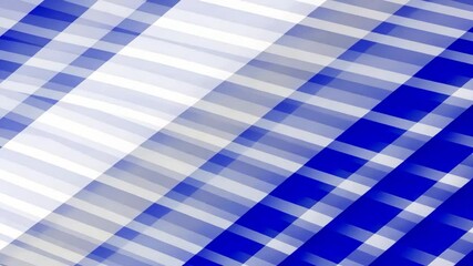 Poster - A blue and white abstract background with diagonal stripes fading into the white corner area
