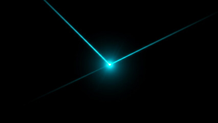 Fototapete - A gradient abstract backdrop in cyan tones