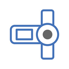 Poster - Creative Cross Symbol with Circle in the Middle