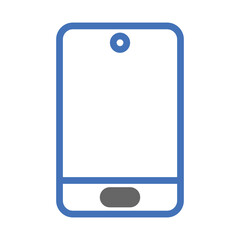 Poster - Elegant mobile outline with intuitive design