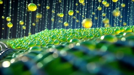 Poster - Microscopic Cellular Structure: A 3D Visualization of Energy Transfer in Chloroplasts