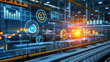 Poster - Smart Factory:  Automation, Data Visualization and Industrial Revolution 4.0