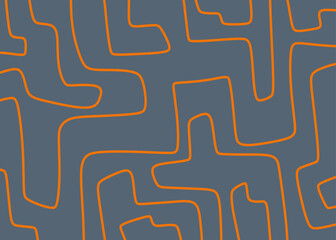 Aufkleber - Minimalist background with seamless maze line pattern