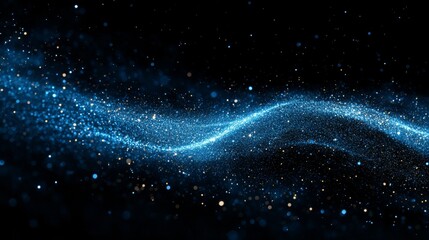 Poster - an abstract background in black, navy, and dark cobalt blue, with a gradient ombre transition. the d