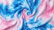 © YauheniB - Tela con estampado tie dye azul y rosa