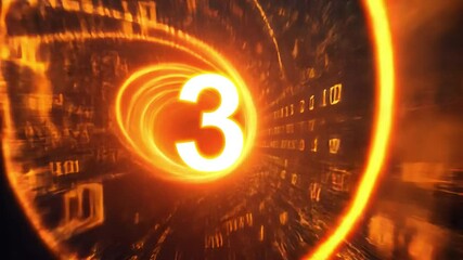 Poster - countdown to the future: the number 