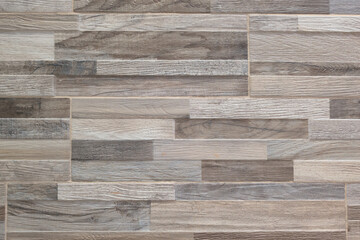 Wall Mural - line stone wall background of small brick horizontal light stones wallpaper