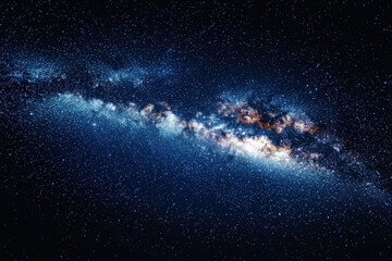 Wall Mural - a captivating scene of stars shining against a black background, creating a night sky effect.