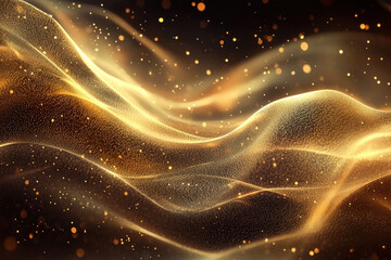 Wall Mural - a luxurious gold shine background that exudes elegance and sophistication.