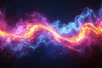 Wall Mural - an electrifying abstract representation of electricity, showcasing dynamic lines and energy.