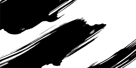 Poster - Dynamic brushstroke abstract art with contrasting colors inspiring creativity and artistic expression through texture