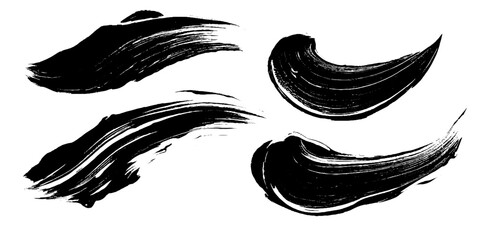 Poster - Expressive brushstrokes revealing the potential of monochrome art in captivating creative expressions