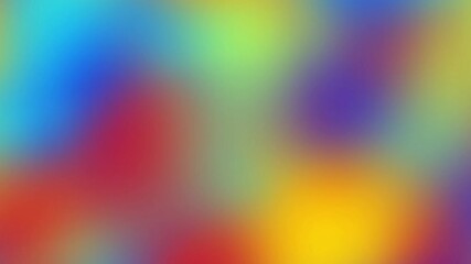 Fototapete - Moving Color neon gradient. Abstract blurred colors background. Holographic gradient rainbow loopable animation. Trendy fashion vibrant screensaver. Multicolored fluid. Yellow
