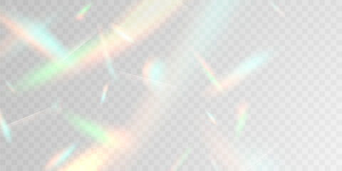 Wall Mural - light effect and zigzag ribbon falling from above on a beam of light, tinsel vector