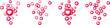 © Your Background - Love icon buttons with red and pink hearts floating on transparent background, symbolizing social media love reaction, emotion, feeling, engagement and positive feedback