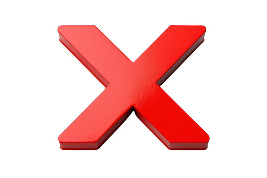 Red Cross Mark Error Stop.