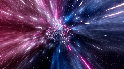Wall Mural - vibrant cosmic explosion showcasing stars and light in deep space during a stellar phenomenon