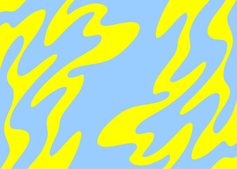 Poster - abstract background with simple wavy line pattern and with some copy space area