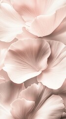 Aufkleber - A vibrant collection of soft, blush petals layers together, creating a calming and serene visual experience that captures the essence of nature’s inherent beauty and grace
