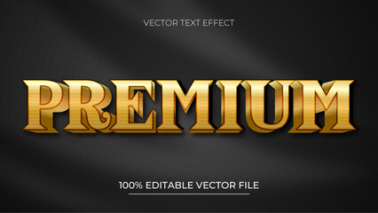 Poster - Premium editable text effect with black wavy background black silk luxury background