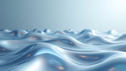 Aufkleber - abstract wavy texture in shades of blue, creating a smooth and flowing surface