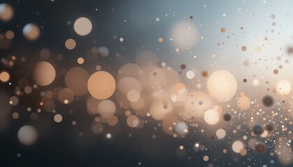 Poster - Dynamic light particles dance in abstract space digital art vibrant background bokeh effect multi-colored atmosphere