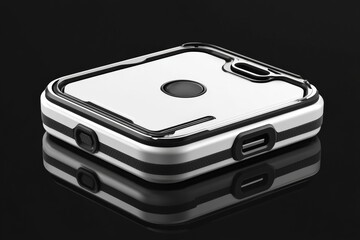 Poster - Protective smartphone case design with modern features displayed on glossy surface