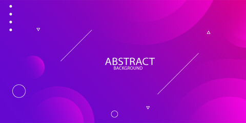 Wall Mural - trendy geometric background. dynamic shapes composition. eps10 vector