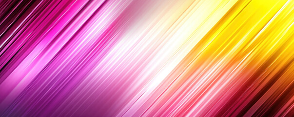 Poster - A colorful, abstract background with pink, yellow, and orange stripes. The background is used to create a sense of movement and energy