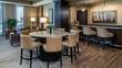 © AnisNajwa - Modern Lounge Interior with Stylish Seating and Warm Lighting