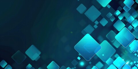 Poster - square shape small minimal abstract arrangement and copy space box wallpaper minimalistic.