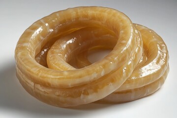 Aufkleber - Chinaware shaped rings crafted from resin displayed against a light background for decorative purposes