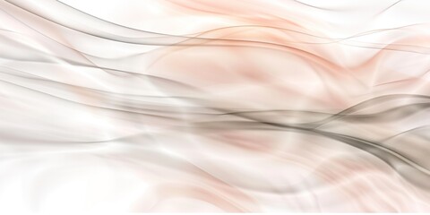Wall Mural - soft thin transparent rose gold grey fabric cloth curve wave ripple flow fluid liquid creativity ill