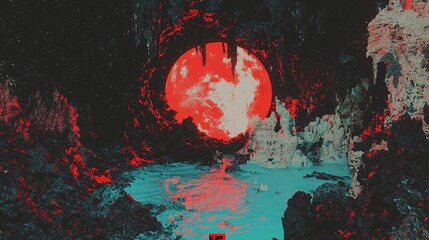 Poster - abstract grunge background