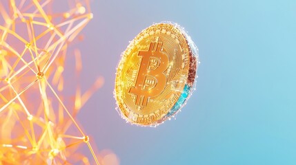 Poster - bitcoins embody the idea of a worldwide digital network