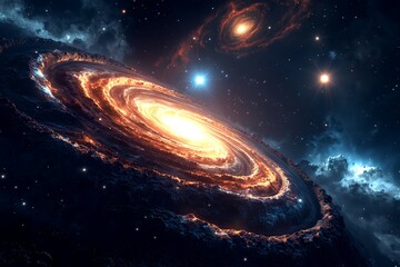 Wall Mural - planet in space