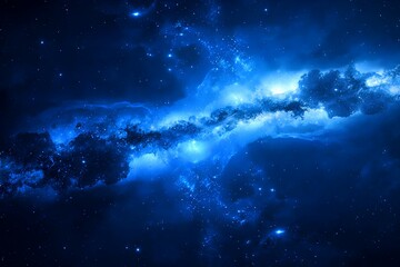 Wall Mural - abstract blue background
