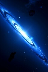 Wall Mural - space rocket in space