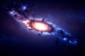 Wall Mural - space galaxy in space
