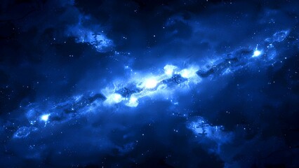 Wall Mural - space galaxy background