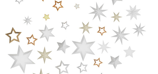 Poster - An abstract background image featuring numerous twinkling stars, arranged in a cluster.